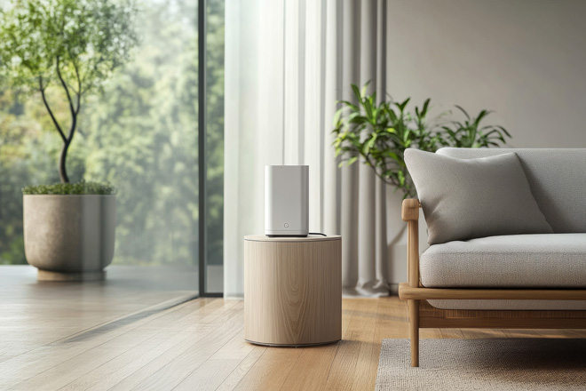 戸建て向け回線一体型のホームルーター（置くだけWi-Fi）のイメージ